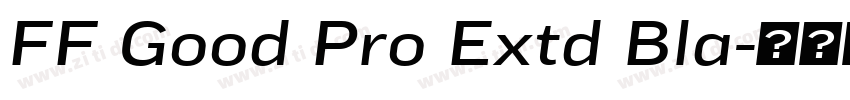 FF Good Pro Extd Bla字体转换
